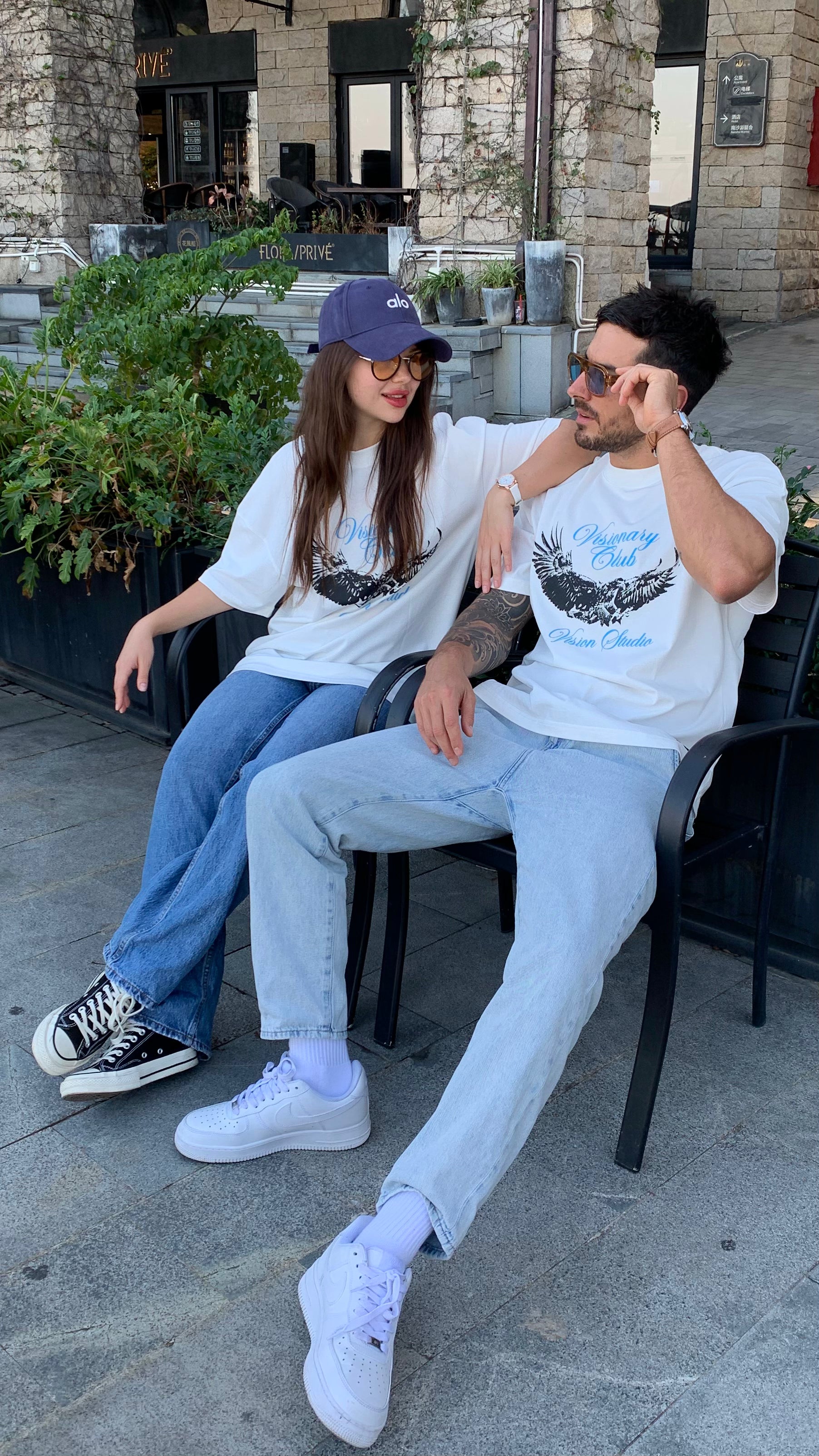 VSN EAGLE WHITE TSHIRT