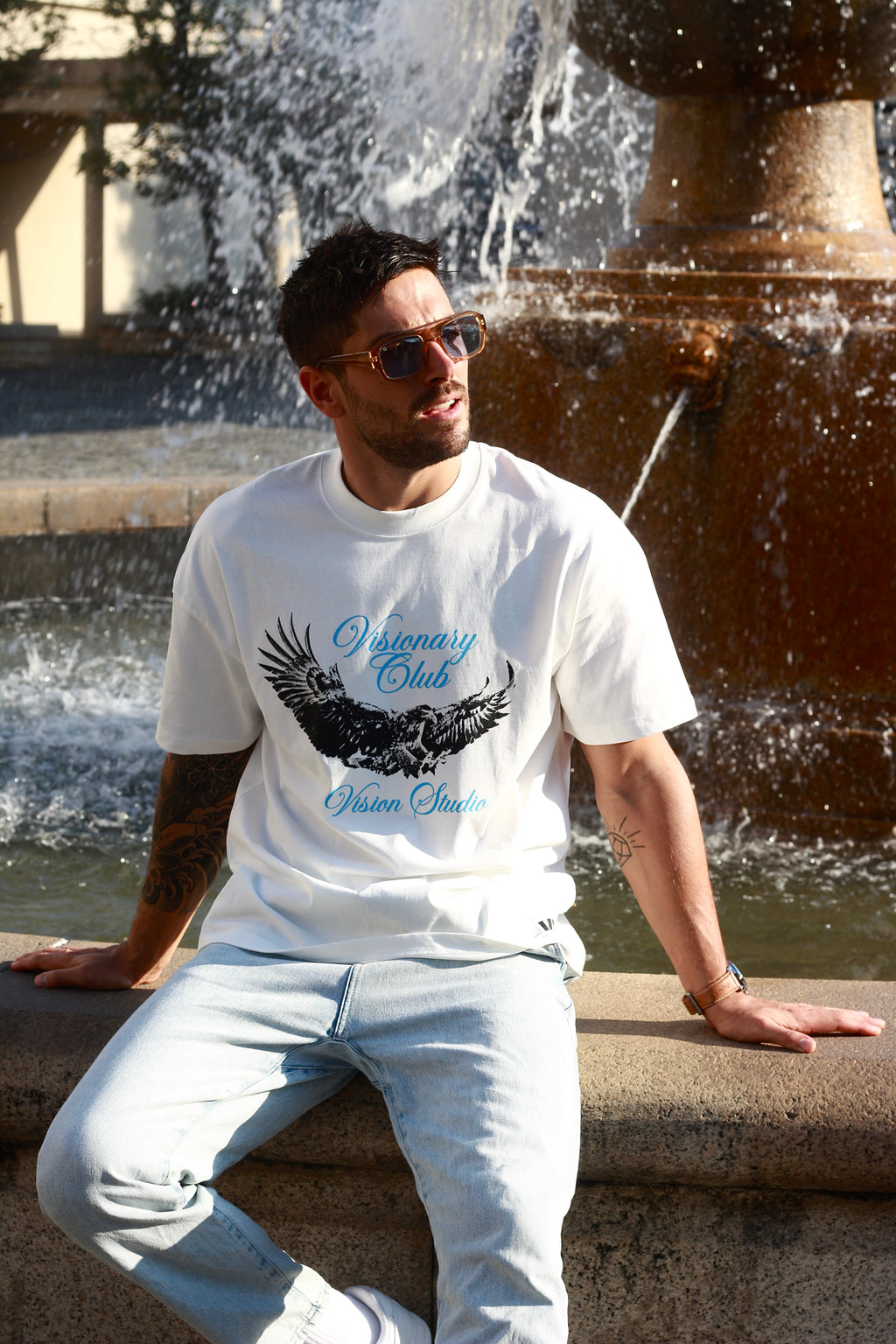 VSN EAGLE WHITE TSHIRT