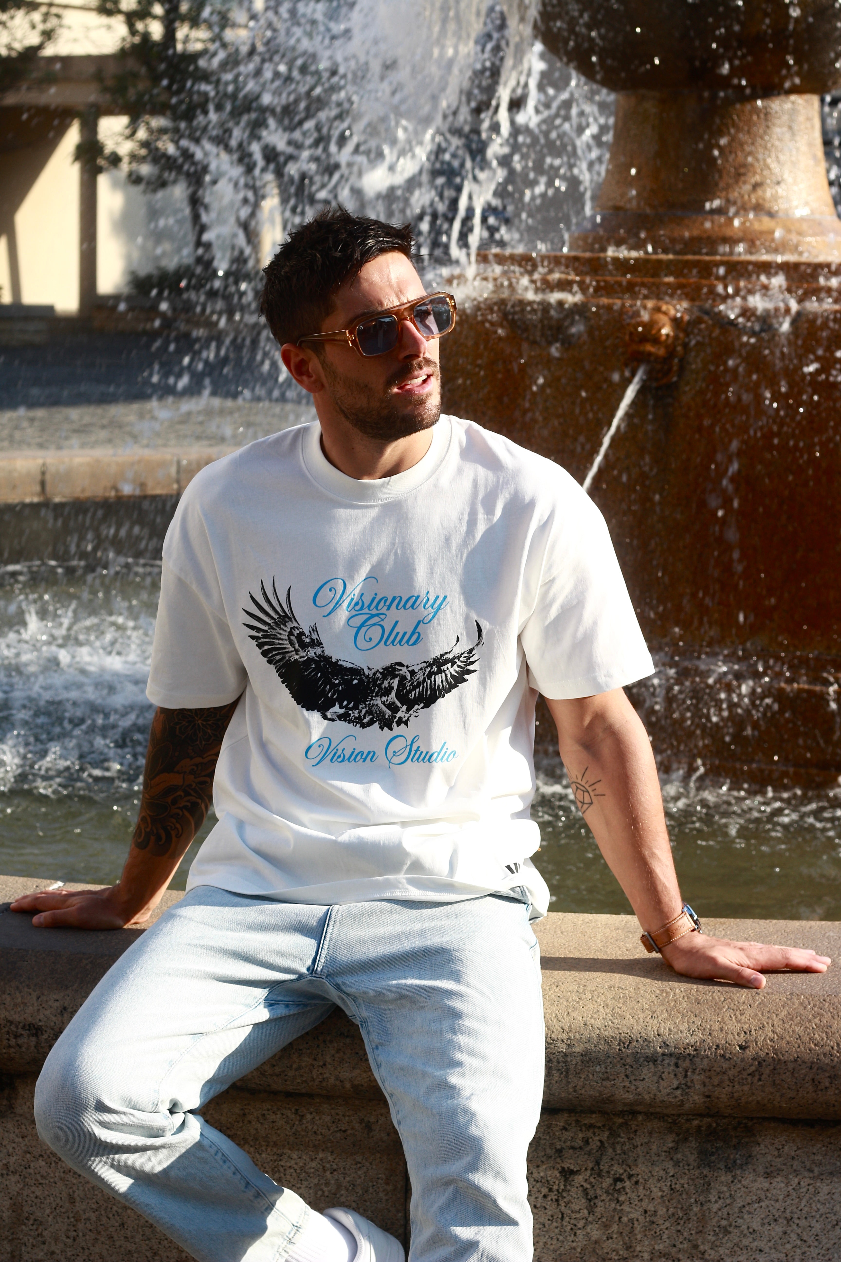 VSN EAGLE WHITE TSHIRT