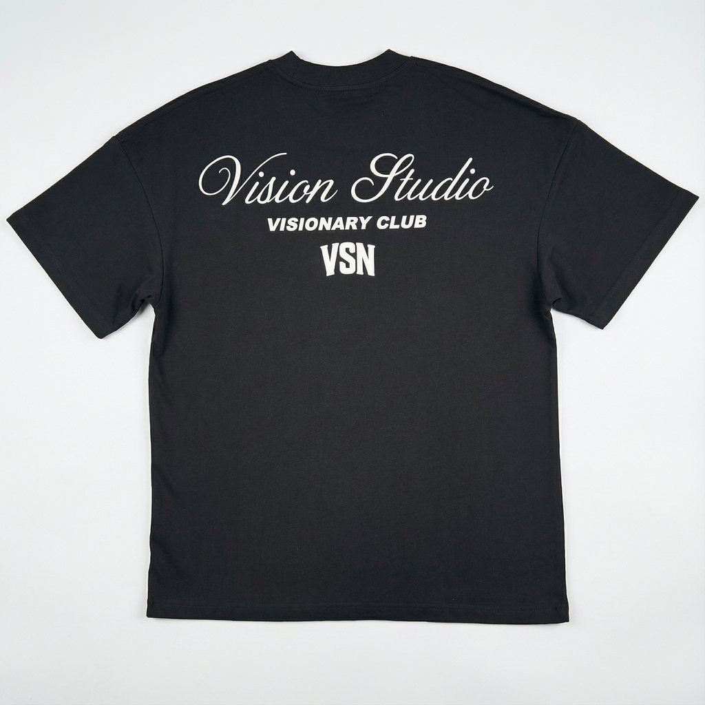 VSN CLUB BLACK TSHIRT
