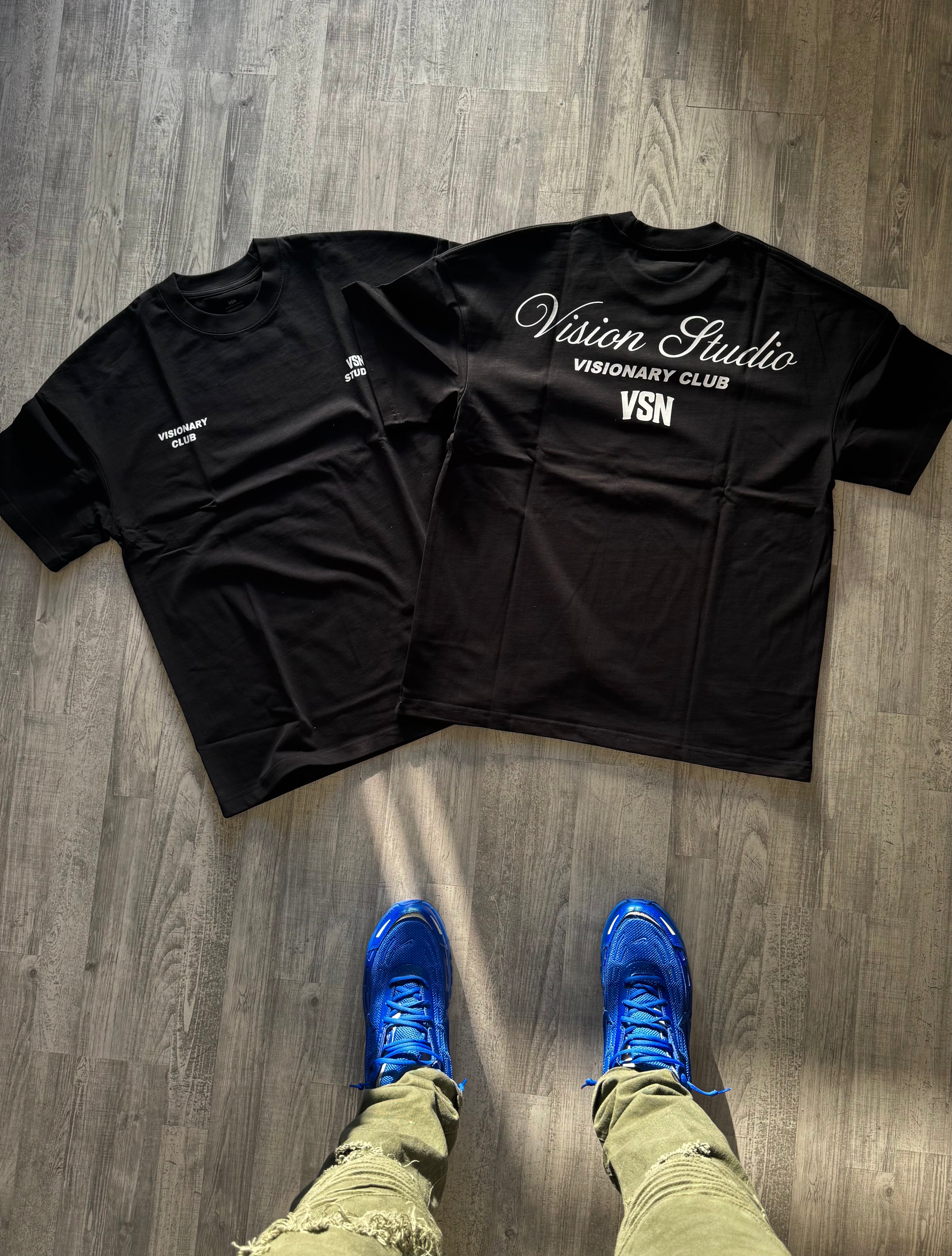 VSN CLUB BLACK TSHIRT